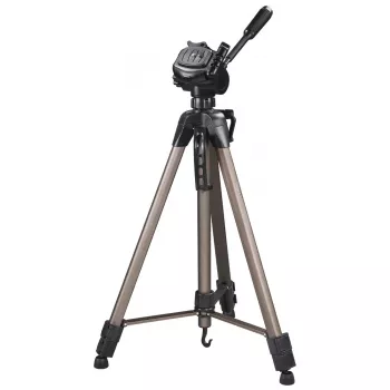 Tripé Hama 00004163 para câmaras digitais/analógicas 3 pernas preto, prateado