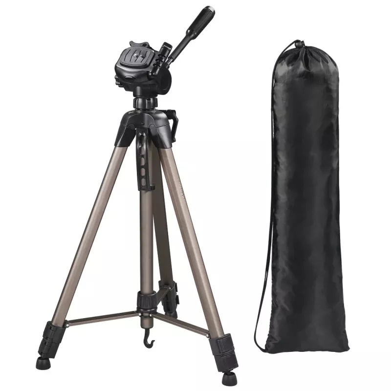 Tripé Hama 00004163 para câmaras digitais/analógicas 3 pernas preto, prateado