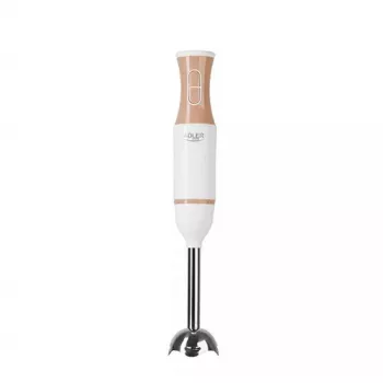 Varinha mágica Adler AD 4616 — varinha mágica manual, 500 W máx, 2 velocidades, lâminas em aço inoxidável, branca