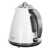 Adler AD 1343 chaleira elétrica, 1,5 l, 1850 W, aço inoxidável, Strix, branca