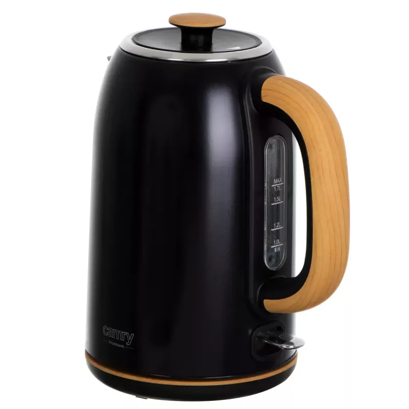 Chaleira elétrica Adler 1,7 L 2200 W preta