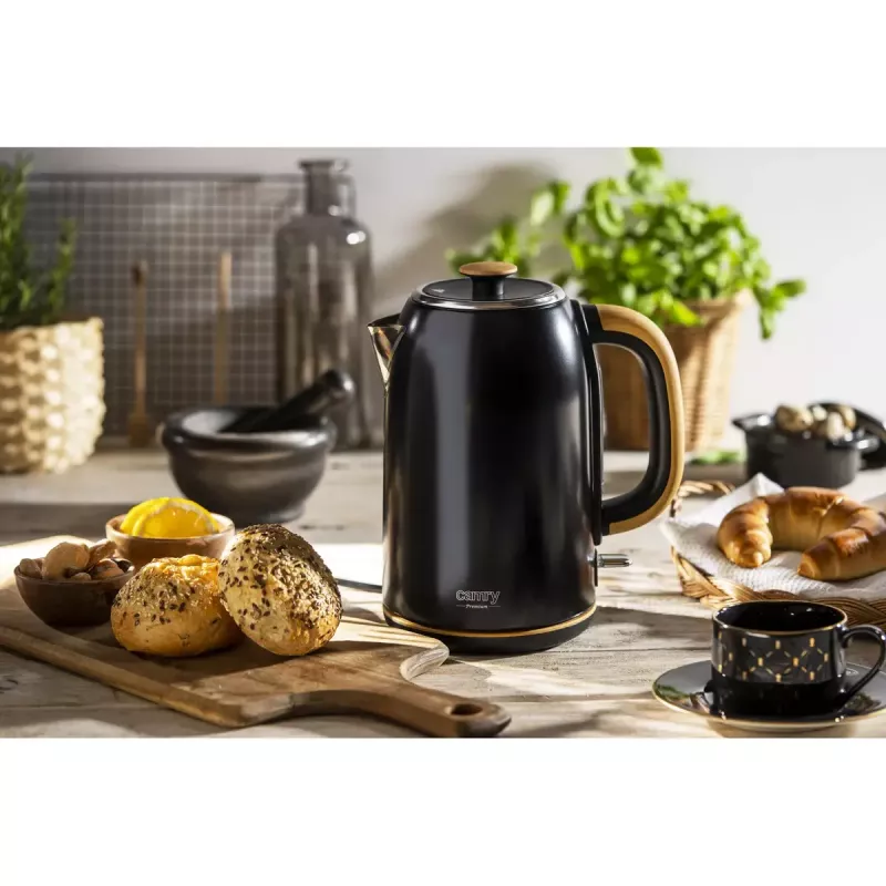 Chaleira elétrica Adler 1,7 L 2200 W preta