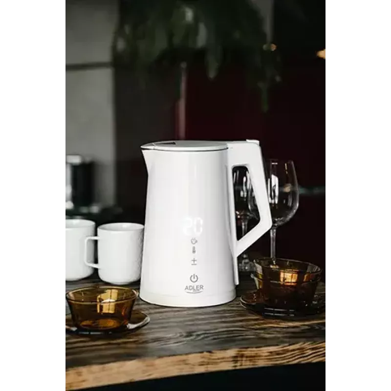 Chaleira elétrica Adler 1,7 l 1850 W branca