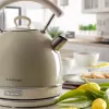 Chaleira elétrica Ariete 2877 Vintage, 1,7 L, sem fios, bege, 1,7 L, 2000 W, bege, indicador de nível de água, sem fios, filtro