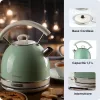 Chaleira elétrica ARIETE Vintage A2877/04 verde-clara