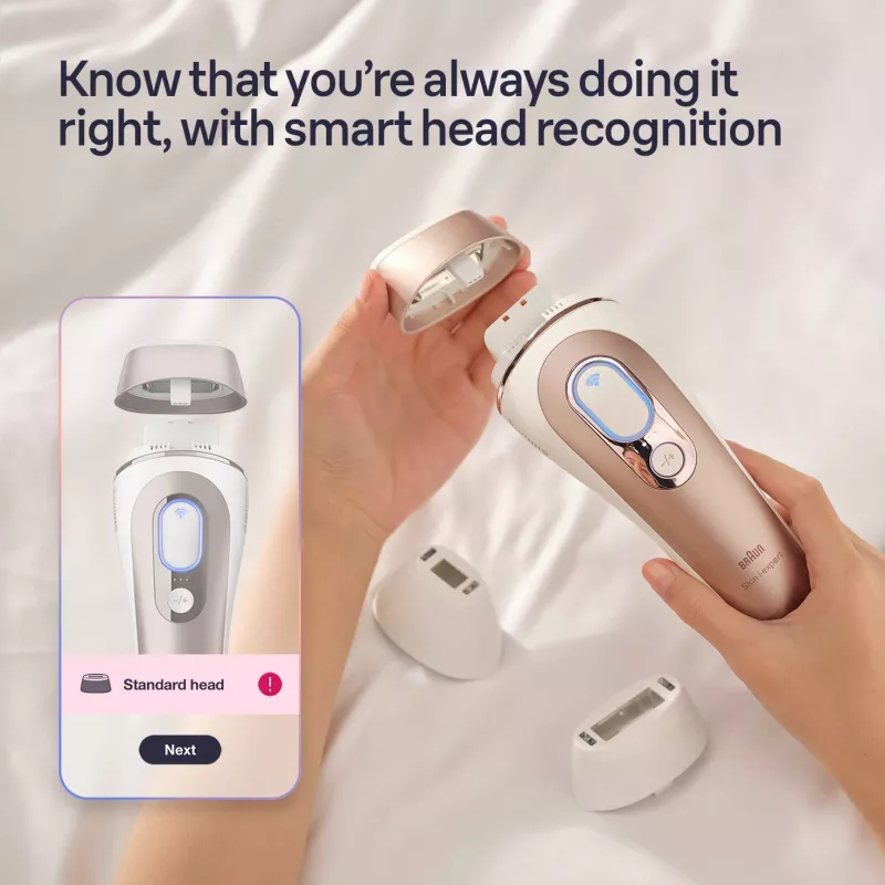 Braun Silk-Expert Pro IPL PL7253 Luz Pulsada Intensa (IPL) ouro-rosa, branca