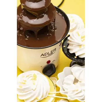 Fonte de chocolate Adler AD 4487 preto castanho branco 30 W