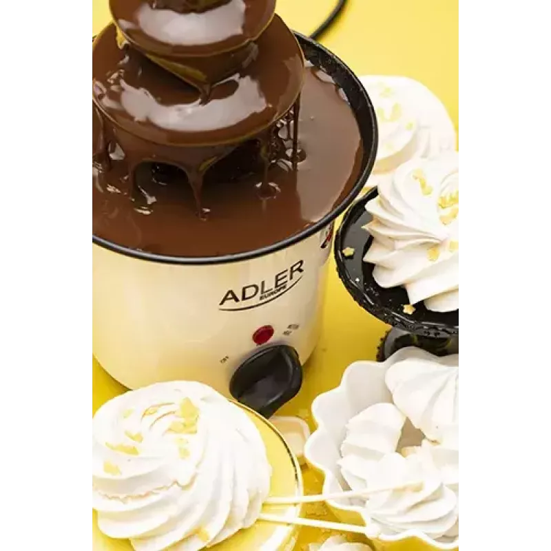 Fonte de chocolate Adler AD 4487 preto castanho branco 30 W