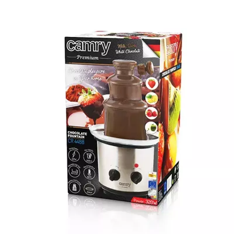 Fonte de chocolate Camry Premium CR 4488 aço inoxidável 320 W 650 ml