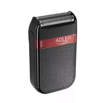 Aparador de pelos Adler AD 2923 — aparador de pelos para homem, 2 lâminas, molhado e seco, 45 min. de bateria, regulador deslizante, preto