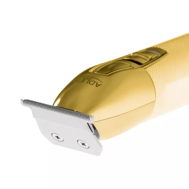 Aparador de barba Adler AD 2836G pilha 0,9 6 mm dourado