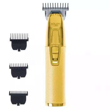 Aparador de barba Adler AD 2836G pilha 0,9 6 mm dourado