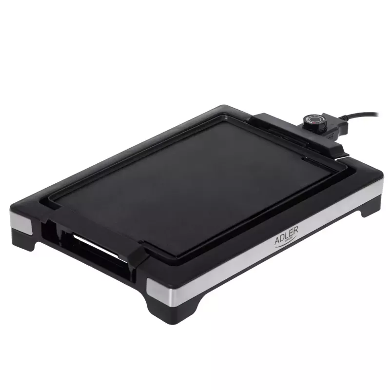 Grelhador de mesa elétrico Adler AD 6613, 3000 W, preto – grelhador de mesa para interior