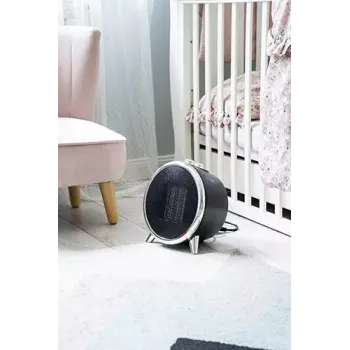 Termoventilador cerâmico elétrico Adler AD 7742 — 1500/750 W, de pé, 220–240 V, preto/prateado