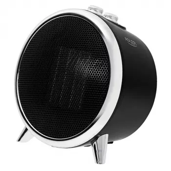 Termoventilador cerâmico elétrico Adler AD 7742 — 1500/750 W, de pé, 220–240 V, preto/prateado