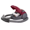 Aspirador LAFE 46412 — aspirador de pó, 800 W, tubo telescópico, 6 m de raio de ação, bordô