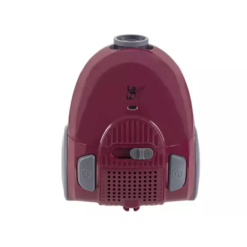 Aspirador LAFE 46412 — aspirador de pó, 800 W, tubo telescópico, 6 m de raio de ação, bordô