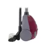 Aspirador LAFE 46412 — aspirador de pó, 800 W, tubo telescópico, 6 m de raio de ação, bordô