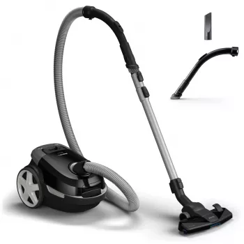 Aspirador de pó Philips Série 3000 XD3112/09 — 900 W, 3 L saco de pó, filtro HEPA, 9 m de raio de ação, escova TriActive