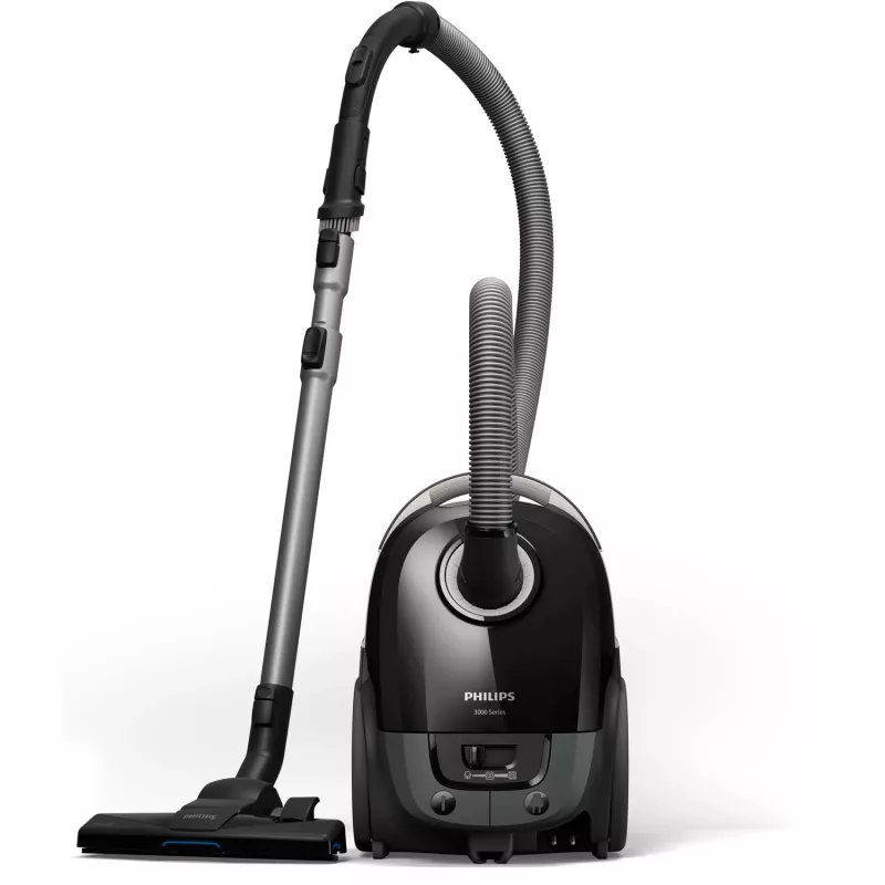 Aspirador de pó Philips Série 3000 XD3112/09 — 900 W, 3 L saco de pó, filtro HEPA, 9 m de raio de ação, escova TriActive