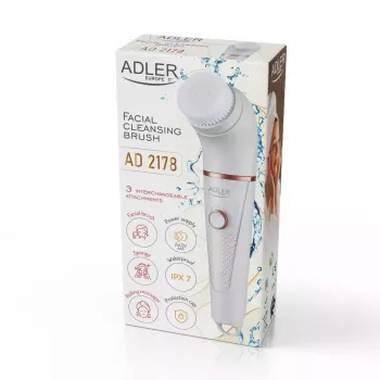 Escova facial vibratória e rotativa Adler AD 2178