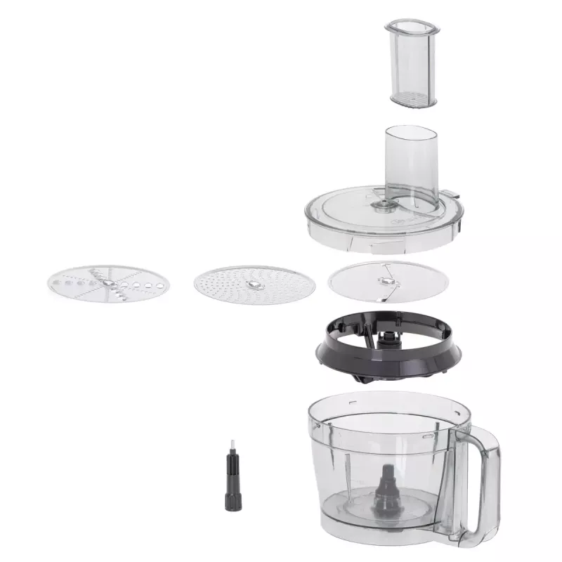 Adler AD 4224 robô de cozinha, 1000 W, taça de 2 l, 7 velocidades, branco