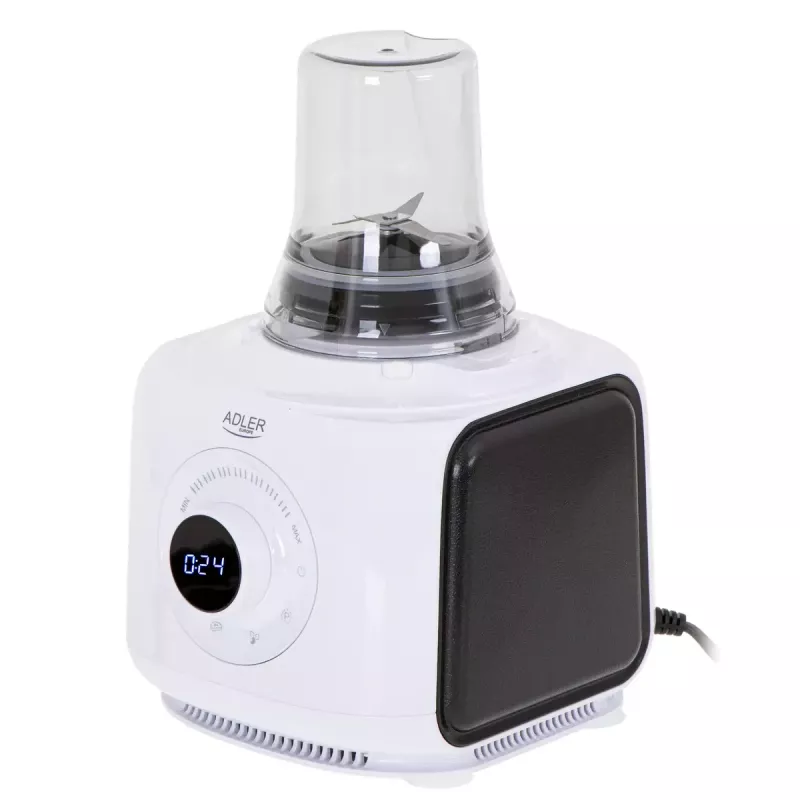 Adler AD 4224 robô de cozinha, 1000 W, taça de 2 l, 7 velocidades, branco