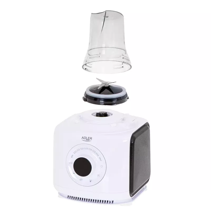 Adler AD 4224 robô de cozinha, 1000 W, taça de 2 l, 7 velocidades, branco