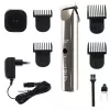Adler AD 2834 máquina de cortar cabelo, de 3 mm a 1,2 cm, 4 pentes, LCD, prateado