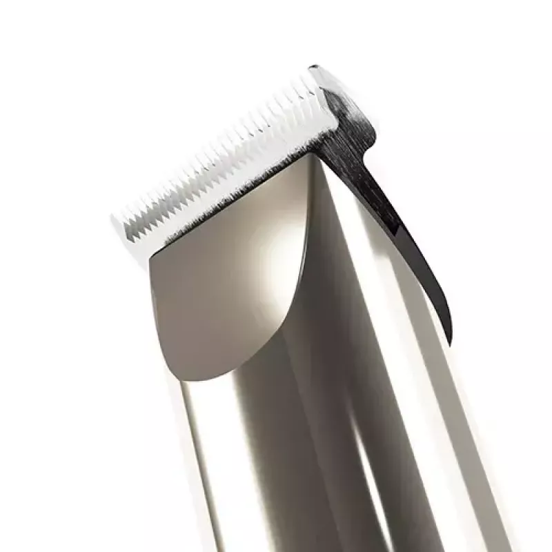 Adler AD 2834 máquina de cortar cabelo, de 3 mm a 1,2 cm, 4 pentes, LCD, prateado