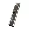 Adler AD 2834 máquina de cortar cabelo, de 3 mm a 1,2 cm, 4 pentes, LCD, prateado