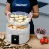 Desidratador de alimentos Zelmer ZFD1010 520 W preto branco plástico 30 cm