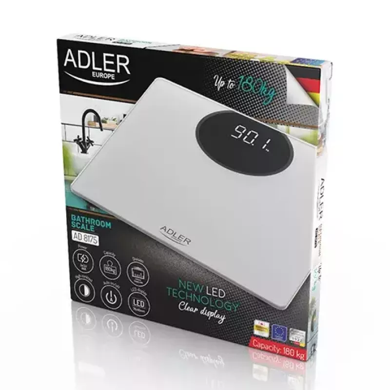 Balança de pessoa eletrónica Adler AD 8175