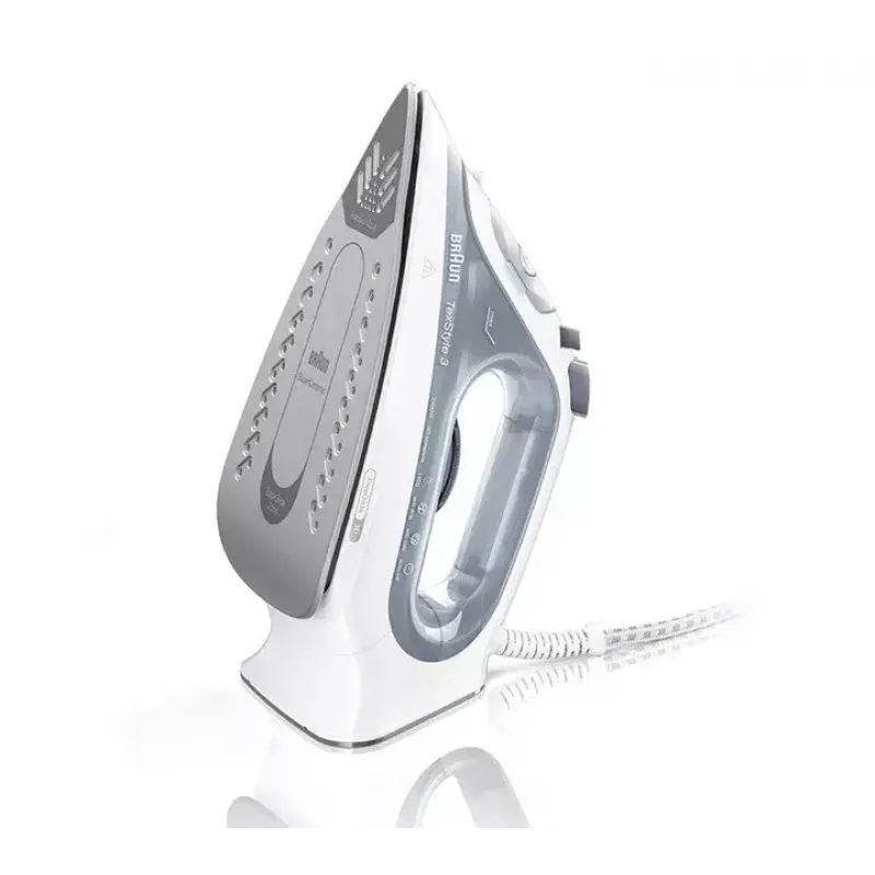 Ferro de engomar a vapor Braun TexStyle 3 SI3054GY base cerâmica 2400 W cinzento
