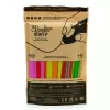 Pacote de filamento para impressão 3D 3DOODLER Start+ 250 peças, diâmetro 2,5 mm, cores fluorescentes compostáveis (vermelho néon, laranja, verde, amarelo, rosa)