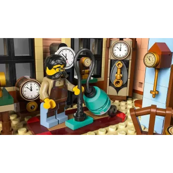 Conjunto de construção LEGO Icons 10350 Casa de Canto Tudor — 3.266 peças, 8 minifiguras, idade 18+, 260×250×310 mm