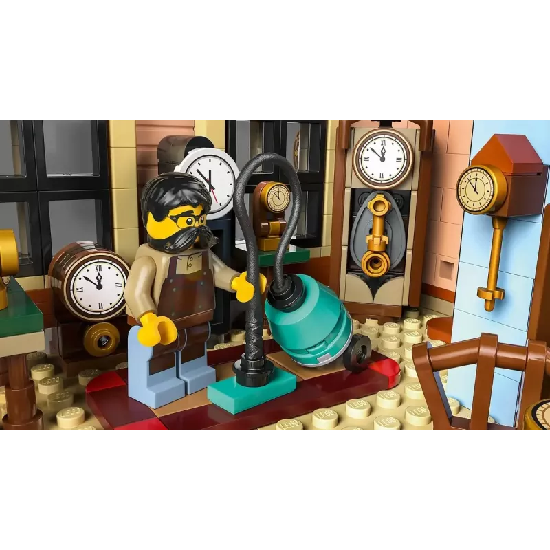 Conjunto de construção LEGO Icons 10350 Casa de Canto Tudor — 3.266 peças, 8 minifiguras, idade 18+, 260×250×310 mm