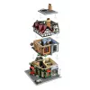 Conjunto de construção LEGO Icons 10350 Casa de Canto Tudor — 3.266 peças, 8 minifiguras, idade 18+, 260×250×310 mm