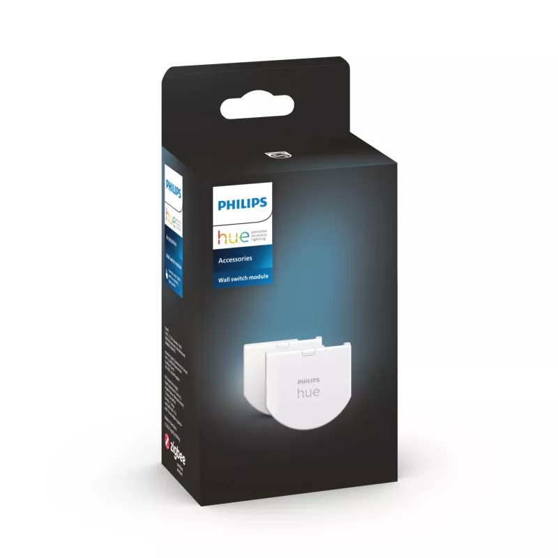 Módulo interruptor de parede Philips Hue pack de 2, sem fios, branco, IP20, plástico, IP20, III