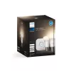 Philips Hue White Starter-Kit: 2 lâmpadas inteligentes E27 (1100), kit de iluminação inteligente, Bluetooth/Zigbee, branco, LED, E27, A60