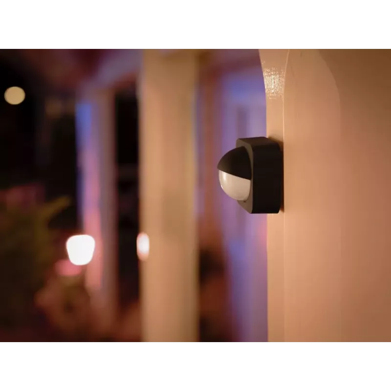 Sensor de movimento Philips Hue exterior, ZigBee, preto, 929003067401