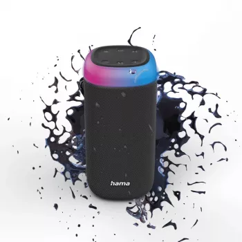 Altifalante portátil estéreo Hama Shine 2.0 preto 30 W