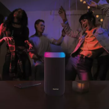 Altifalante portátil estéreo Hama Shine 2.0 preto 30 W