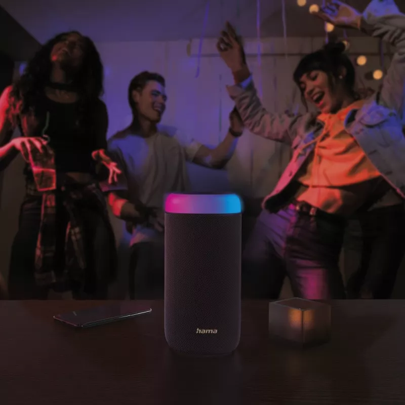 Altifalante portátil estéreo Hama Shine 2.0 preto 30 W