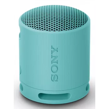 Sony SRS-XB100 - Altifalante Bluetooth portátil sem fios, robusto IP67 à prova de água e pó, 16 horas de bateria, ecológico, exterior e viagem em azul