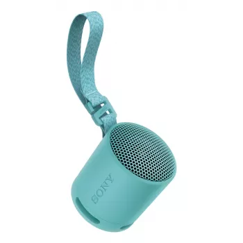 Sony SRS-XB100 - Altifalante Bluetooth portátil sem fios, robusto IP67 à prova de água e pó, 16 horas de bateria, ecológico, exterior e viagem em azul