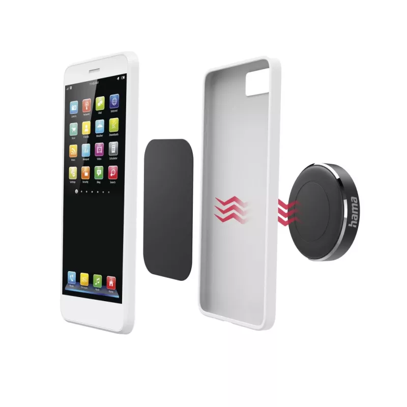 Suporte passivo Hama íman 00201518 preto telemóvel smartphone