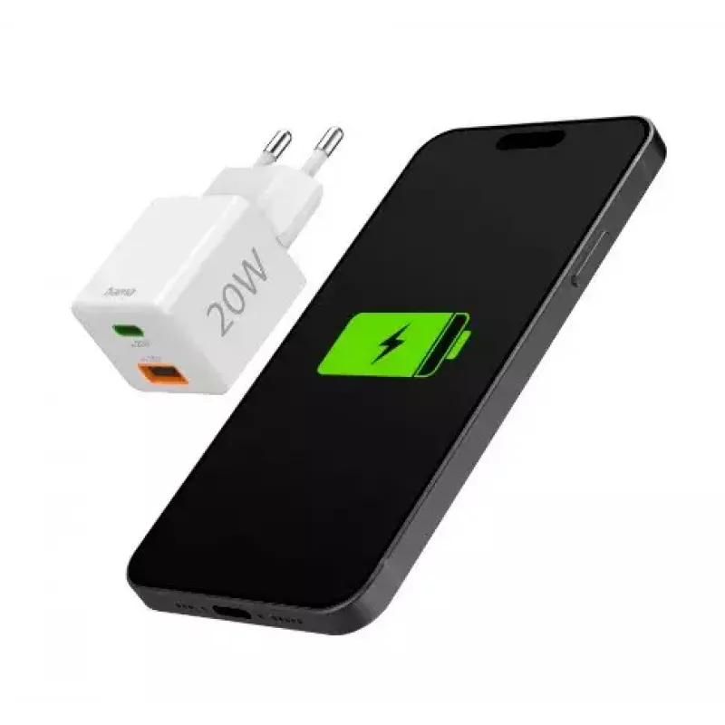 Hama 00201991 carregador para dispositivos móveis headset, powerbank, smartphone, tablet branco AC carregamento rápido interior