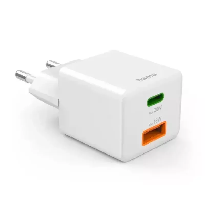 Hama 00201991 carregador para dispositivos móveis headset, powerbank, smartphone, tablet branco AC carregamento rápido interior