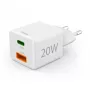 Hama 00201991 carregador para dispositivos móveis headset, powerbank, smartphone, tablet branco AC carregamento rápido interior